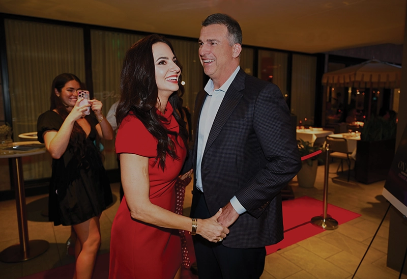 Happy couple smiling